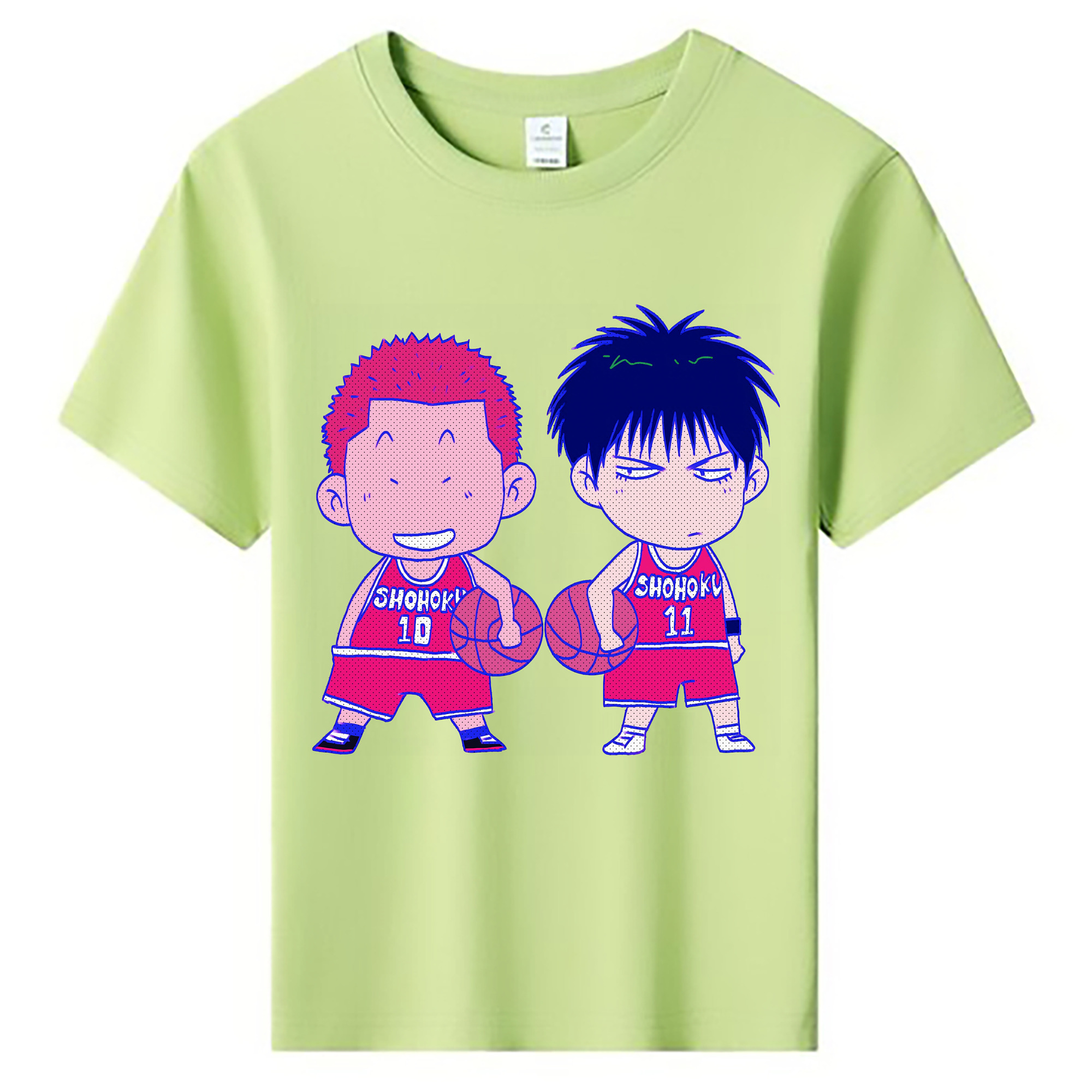 （画像用） SLAM DUNK／スラムダンク 綿100％キッズTシャツ（フロントプリント）